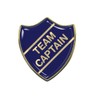 Team Captain Blue School Shield Badge