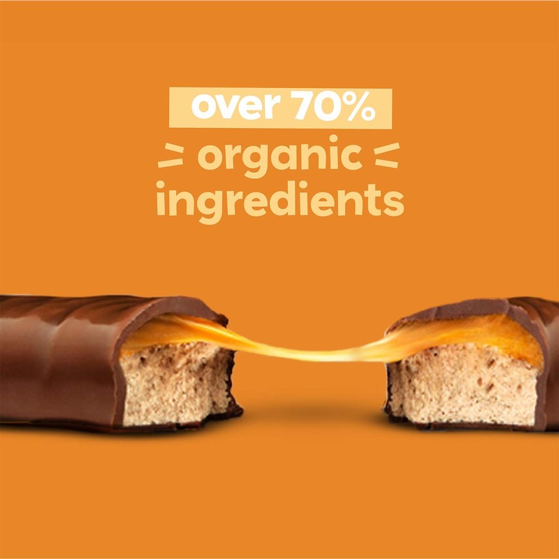 UNREAL Dark Chocolate Caramel Peanut Nougat Bars - Non-GMO, Less