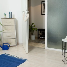 Relaxdays Door Cord Set of 2, Door Stopper Latch, 60 cm Long, Clamp Protection for Children and Animals, Door Rope Maritime, Beige/White