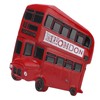 3Pcs Bus Fridge Magnet Red Bus Design Bright Colors Magnetic