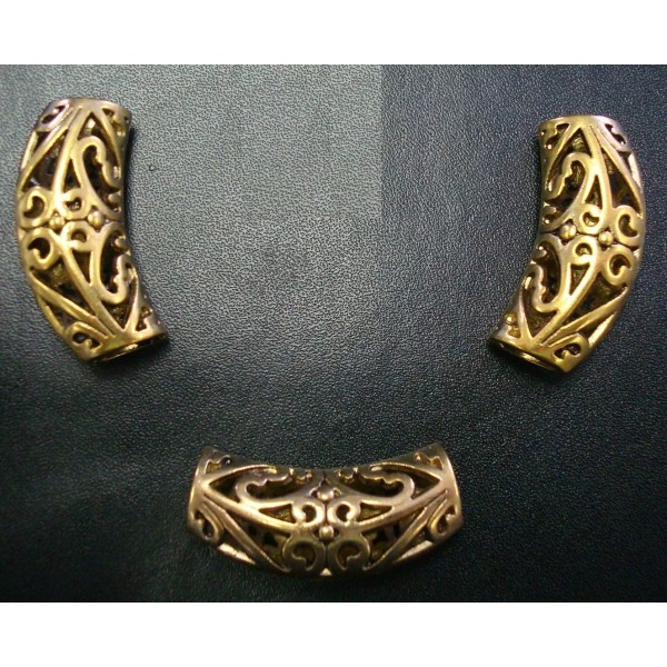 Unbranded 3 TUBES Pendants centerpiece filigree dangle neck slide charm
