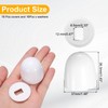 uxcell 6 Pack Universal Toilet Bolt Covers, 37mm/1.46" Push-On Toilet