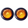 Pair of 2 LED 2" Round Clearance/Side Marker Light Kit