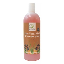 Productos Mart Mexico Tónico Capilar De Sangregado, Aloe Vera & Miel (1 Litro)