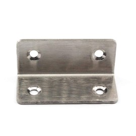 (8 Pieces) Angle Connector Corner Brackets Stainless Steel L Shape Brace Brackets for Wood Shelving 60x25x25mm