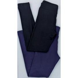 LuLaRoe 2 pack Bundle Tween LuLaRoe Solid Leggings 1x Black + 1x Navy Blue NWT