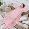 PAVILIA Fleece Blanket with Sleeves, Foot Pockets for Women Men