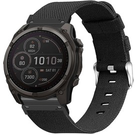 Blueshaweu 20 mm 22 mm 26 mm QuickFit Bracelet Compatible with Garmin Fenix 8, Nylon Knitted Replacement Watch Strap Compatible with Garmin Fenix 8 43 mm / 47 mm / 51 mm Series etc. Watch