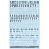 Robot Decal Alphabet 01 Gray