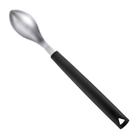 triangle Large Quenelle Spoon, Carded - Stainless Steel - Creates Smooth, Rounded Scoops for Plating - GreenGrip Handle - Dishwasher Safe - Made in Germany