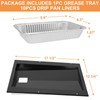 PETKAO 69804 Grease Tray w/ 6415 Aluminum Foil Drip Pan
