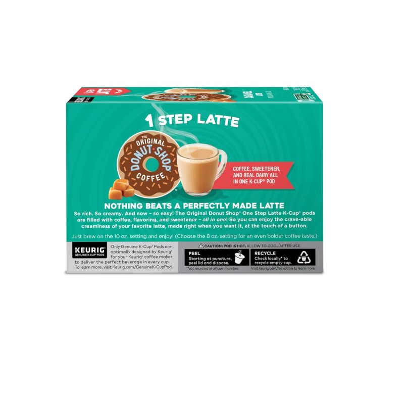 The Original Donut Shop, One Step Latte - Caramel Latte