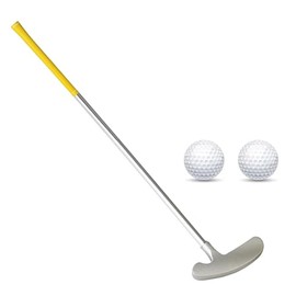 Golf Putter Golf Putters for Mens Right/Left Handed Mini Golf Club Putt Putt Golf Set-2 Putterball Golf Game Training/Practice/Disc Golf Pong Games/Putting Green Aids Outdoor/Indoor/Course/Backyard