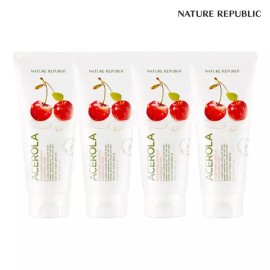 Nature Republic (1+1+1+1) 프레시 허브 클렌징폼 아세로라 Fresh Herb Cleansing Foam Acerola Buy 3 Get 1 Free