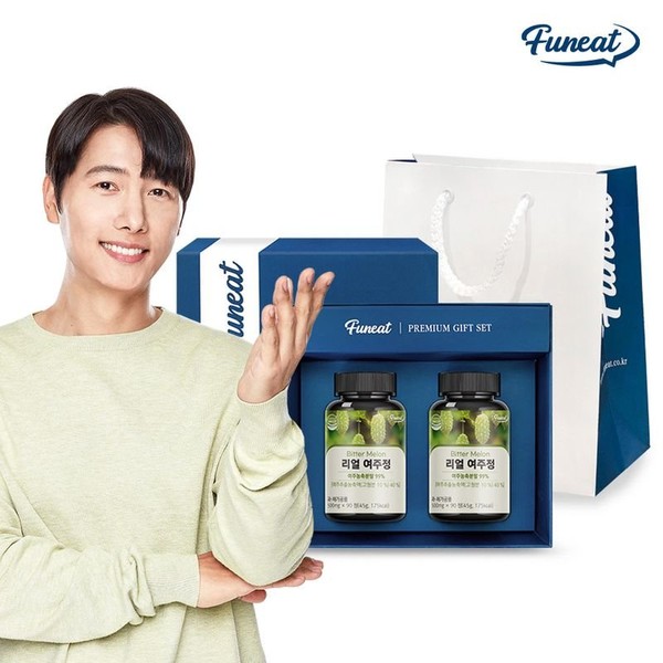 Funnit Real Yeoju Extract 90 tablets 2 bottles gift set (6 months supply), single option / 퍼니트 리얼 여주정 90정 2병 선물세트 (6개월분), 단일옵션