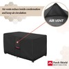 Porch Shield Patio Fire Pit Cover - Waterproof 600D Outdoor