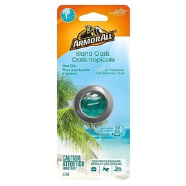 Armor All 17801 Air Freshener, Island Retreat Scent, Vent Clip, 1