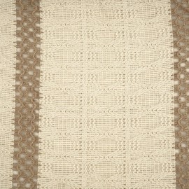 Merrycolor Boho Lumbar Throw Pillow Covers 12 x 20 Inch Set of 2 Farmhouse Burlap Linen Pillow Covers Beige Neutral Pillowcase Boho Pillow Covers Decorative Pillows for Bed Couch Sofa