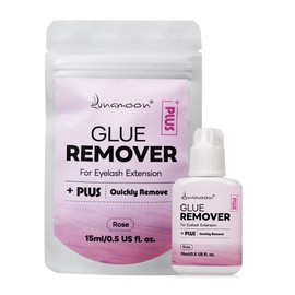 Lunamoon Eyelash Glue Remover for Eyelash Extension Eyelash Remover for Extensions Lash Remover Eyelash Glue Remover Gel 15 ml (Remover Rose)