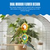 Penn-Plax Bird Life Two Flower Mirror with Bell - Interactive