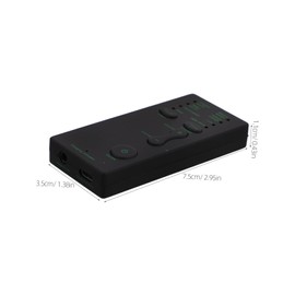 DOITOOL Voice Changer Sound Card for Mobile and Portable Audio Device Sound Effects for Live Streaming Recording and Voice Alteration