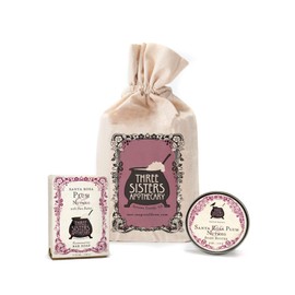 Three SIsters Apothecary Muslin Gift Set - Bar Soap and Body Butter (Santa Rosa Plum)