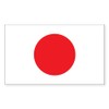 CafePress Japanese Flag Rectangle Sticker Rectangle Bumper Sticker Car Decal