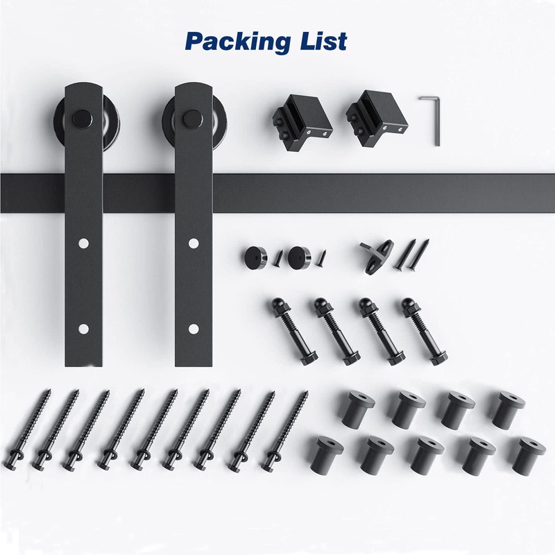 EaseLife 12 FT Heavy Duty Sliding Barn Door Hardware Track
