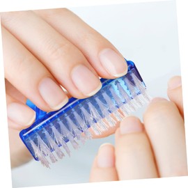 FELTECHELECTR 6Pcs Handle Grip Nail Brush for Fingernail Cleaning Scrubber Tools for Home Office and Travel for Manicure and Nail Art