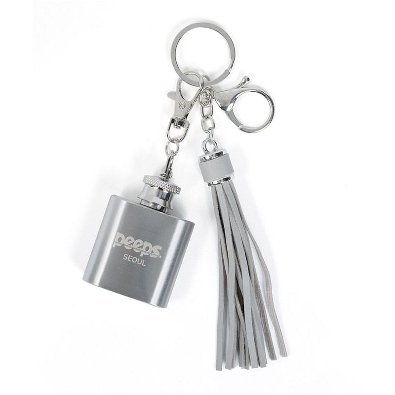 Pips Pocket Flask Keyring (SQUARE)