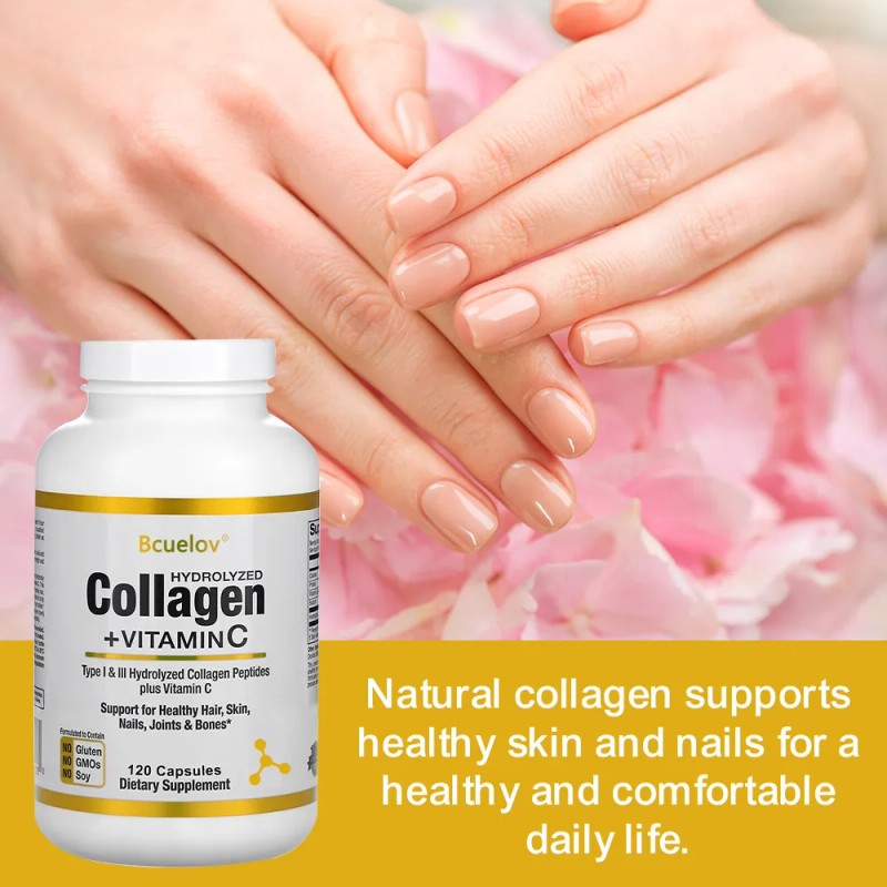 Cpsulas De Pptidos De Colgeno Hidrolizado Y Vitamina C Sin