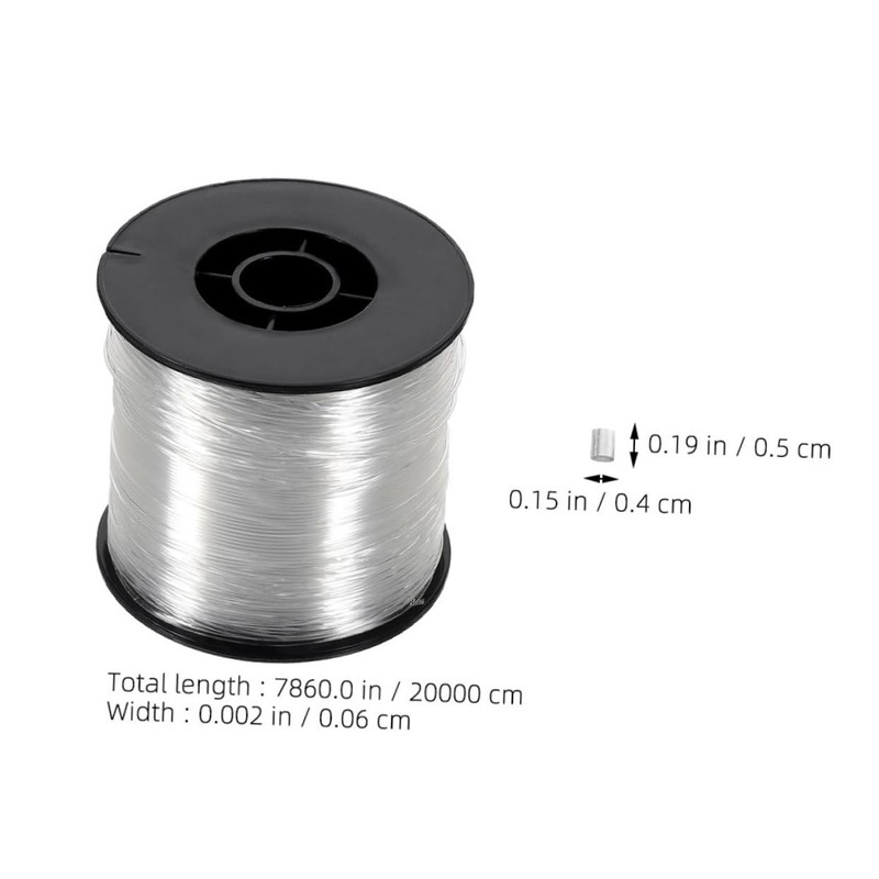 SHINEOFI 1 Set Clear Nylon Fishing Line Invisible Fishing Wire