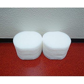 Firm Thick Ventilation Fan Filter Range Hood Filter Round Size for Yamaha Diameter 9.3 inches (235 mm) x Height 8.7 inches (220 mm) (Pack of 12)