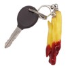 Coconut Accessories Food Sample Key Holder, 153 OK, yellow