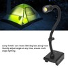 Gooseneck Work Light LED Cordless Lamp Rechargeable 2 USB Ports