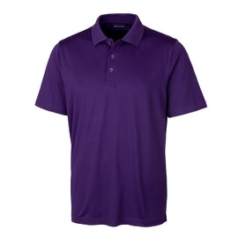Cutter & Buck Forge Stretch Mens Big & Tall Polo, College Purple, XLT