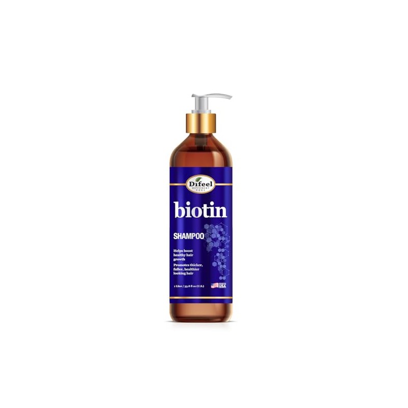 Difeel Champú De Biotina Pro-Growth 33.8 Oz - Para El