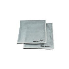 TARO WORKS Microfiber Cloth for Glass Windows Interior Exterior 2 Pack