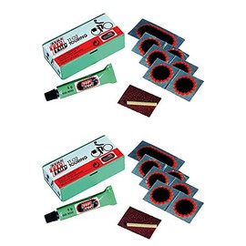 Rema Tip Top Unisex - Adult Tiptop02 Puncture Repair Kit, Green, 2 Sets