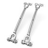 hannger Turnbuckle, 2 Pack 3/8" (M10) 304 Stainless Steel Turnbuckles