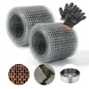 2 Rolls Wire Mesh Metal Mesh Fine Mesh 10 cm