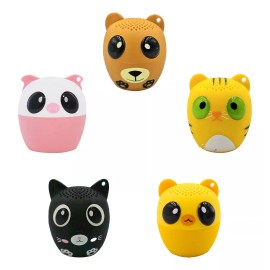 Maíz 5pzs Mini Bocina Animalito Bluetooth Portatil Recargable