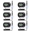 AEDIKO Aquarium Thermometer LCD Digital Fish Tank Thermometer (6 Pieces)