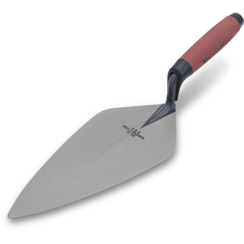 MARSHALLTOWN Brick Trowels, London Style, 10-1/2 x 4-3/4 Inch, DuraSoft