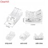 Clearhill 5mm 2Pin 20Pcs Transparent Solderless LED Light Strip Connectors,Strip