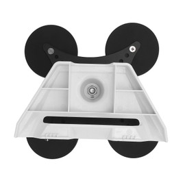 Mini Roof Mount, Mini Mounting Kit, Magnetic Mount Bracket with Pipe Adapter and Screw Nut for RV Car Roof, Stainless Steel for Internet Satellite