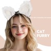 Aceorna Cat Ears Headband Cute Furry Hairband Soft Neko Ears