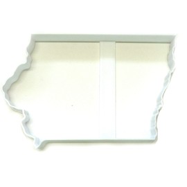 IOWA OUTLINE HAWKEYE STATE MIDWEST SPECIAL OCCASION COOKIE CUTTER BAKING TOOL MADE IN USA PR2715