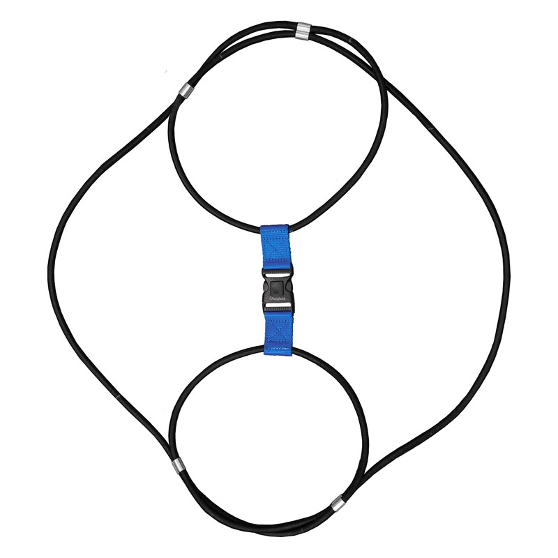 (2 Pack) Encased Trash Can Lock, Bungee Cord Heavy Duty