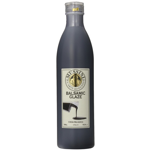 Mussini Crema, Glaze of Balsamic Vinegar of Modena, 16.9 Ounce Bottle